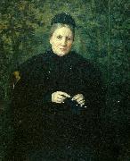 portratt av konstnarens mor johan